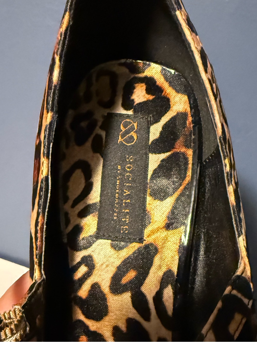 Socialite by ShoeDazzle Leopard Print Platform Mary Jane Style Stilettos Size 10 - Picture 7 of 8
